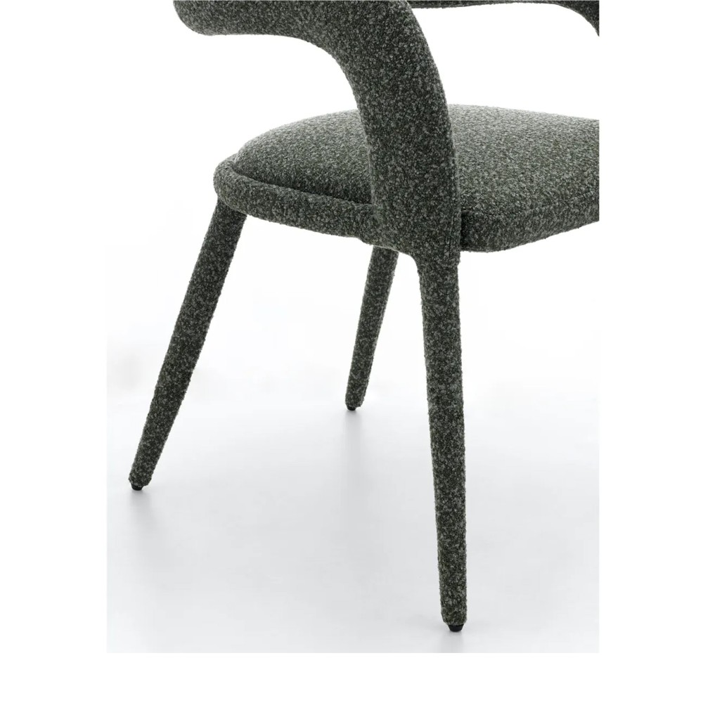 Chaise Ponte bouclette Vert