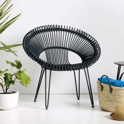 Roy lazy chair black Vincent Sheppard