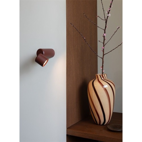 Lampe de table/applique Milan, bordeaux