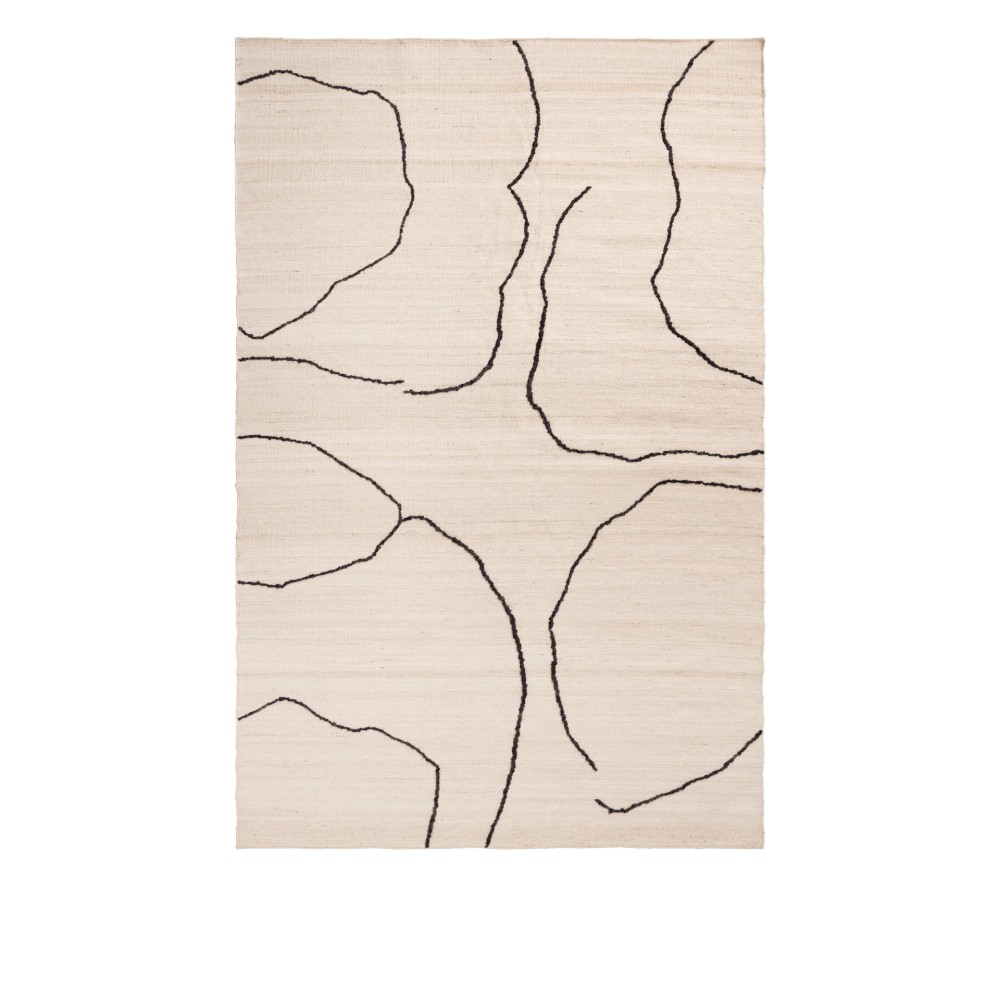 Tapis en jute Gesso-Terracotta