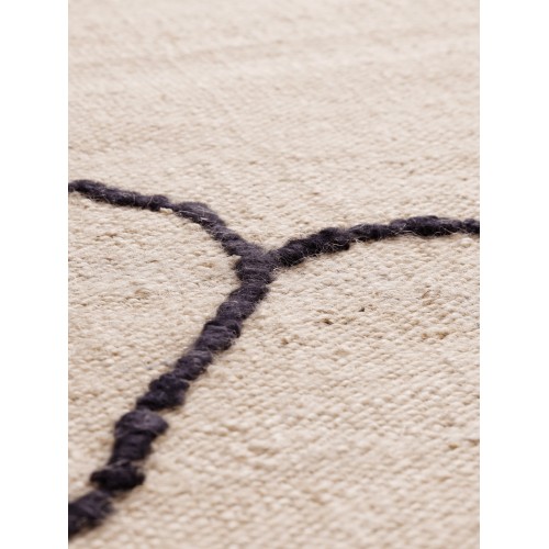 Tapis en jute Gesso-Terracotta