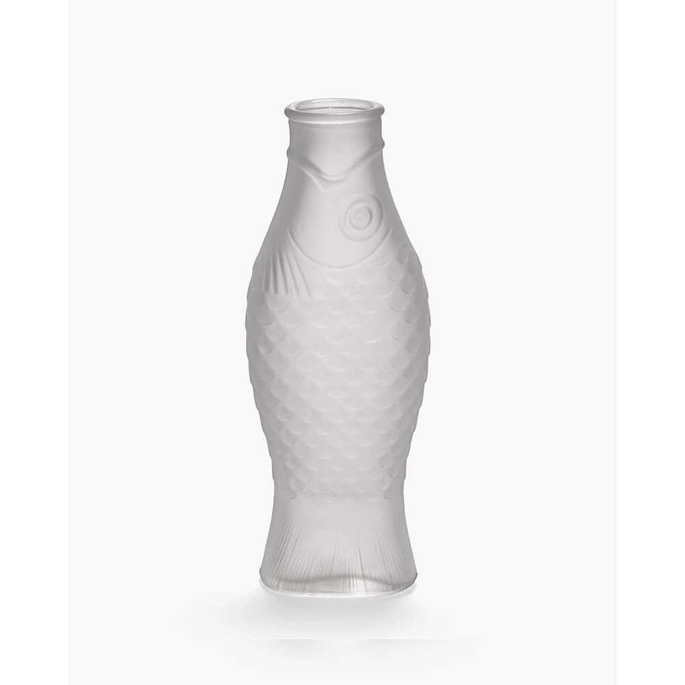 Bottle 1L Fish & Fish transparent green