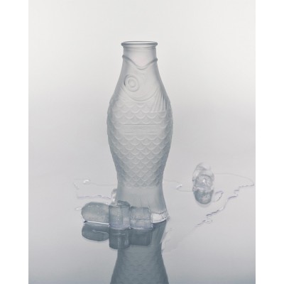 Botella 1L Fish & Fish transparente verde