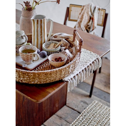 Bol en érable, marron, grès