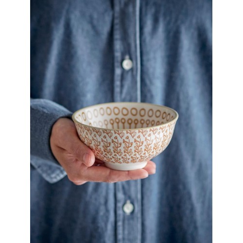 Bol en érable, vert, grès