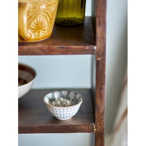 Maple green bowl, stoneware