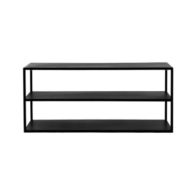 ESZENTIAL shelf L 90 x W 30 x H 40 cm - black Pomax