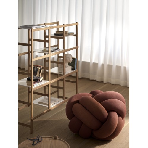 Sitzsack Kissen mit Schleifen grau