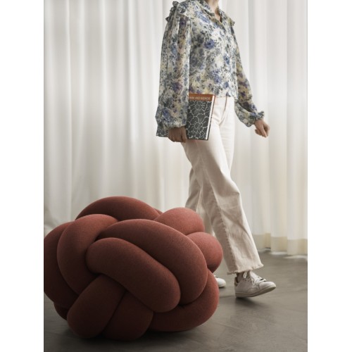 Sitzsack Kissen mit Schleifen grau