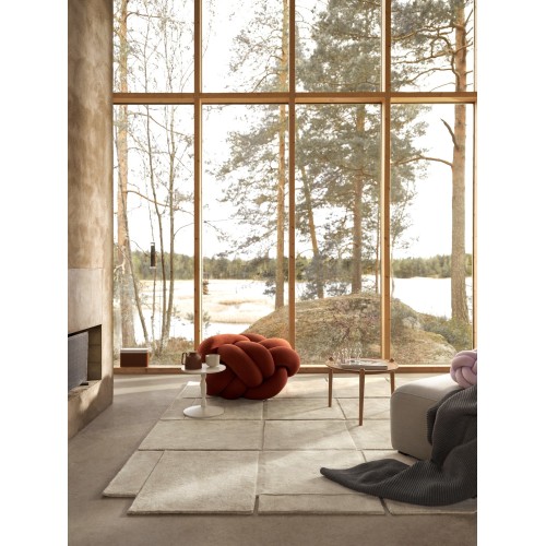 Sitzsack Kissen mit Schleifen grau