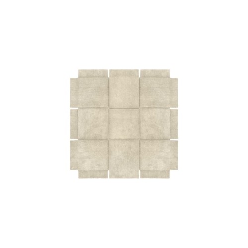 Tappeto cestino beige