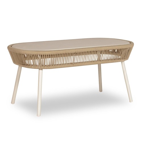 Loop Couchtisch beige / steinweiß Vincent Sheppard