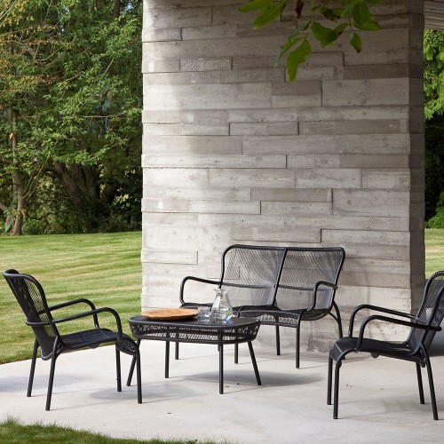 Tavolino Loop beige / bianco pietra Vincent Sheppard