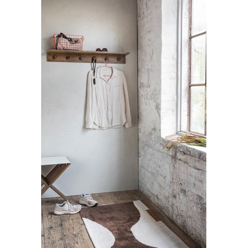 Bruin FIGURA vloerkleed