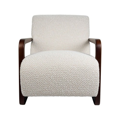 SILLÓN NAROBI ECRU 64.5X85.5XH71CM BOUCLETTE