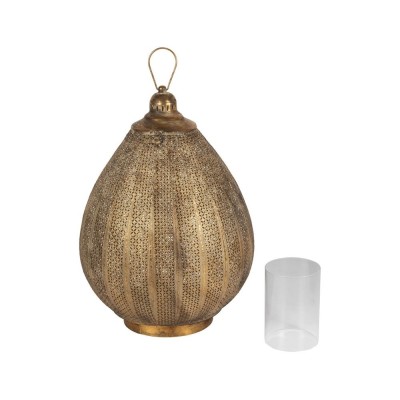 FAROL DE ORO ANTIGUO ORIENTAL 2