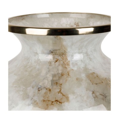 JARRÓN DE MÁRMOL BEIGE BURGAU 2