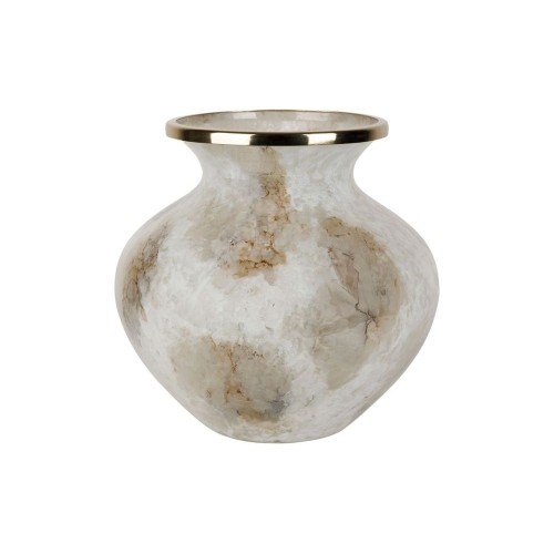 BURGAU BEIGE MARBLE VASE