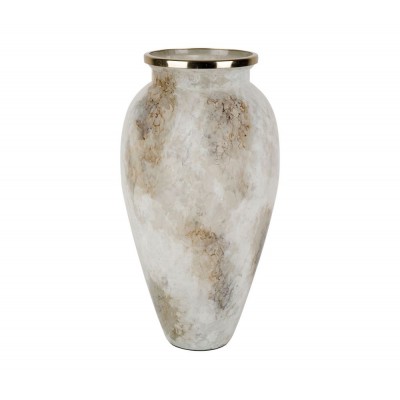 BURGAU BEIGE MARMEREN VAAS - CÔTE TABLE