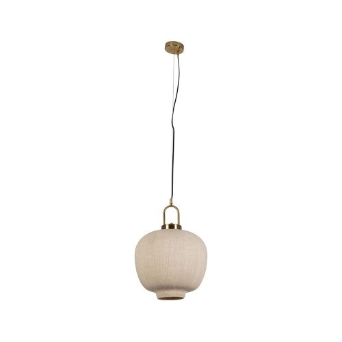 SUSPENSION CALYPSO BLANC CASSE et DORE