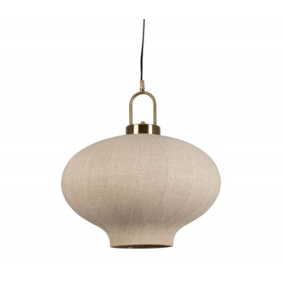 SUSPENSION CALYPSO WHITE CAST and GOLD - CÔTE TABLE