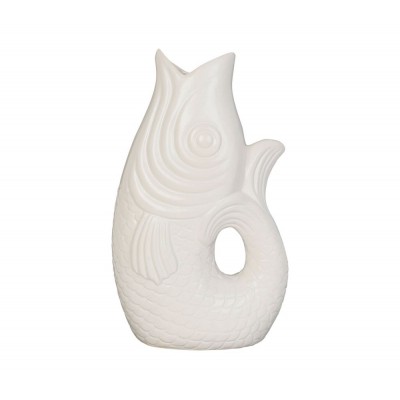 Vase fish blanc CÔTE TABLE