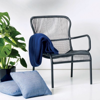 Sillón Loop negro Vincent Sheppard