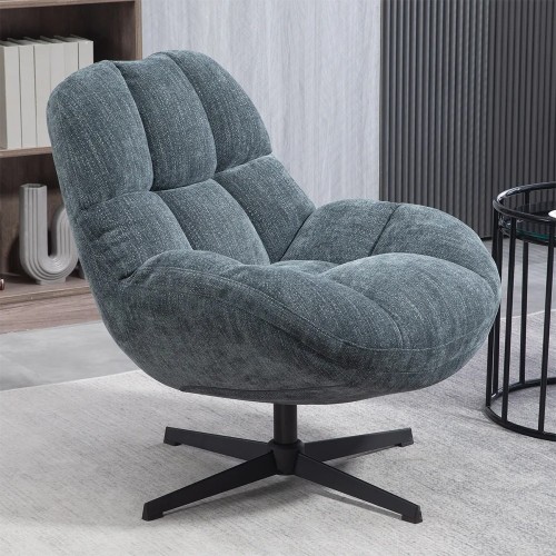 Fauteuil pivotant Molto bleu