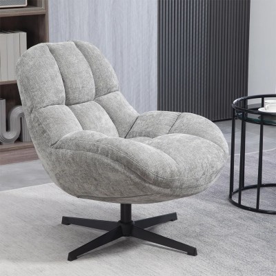 Fauteuil pivotant Molto bleu 2
