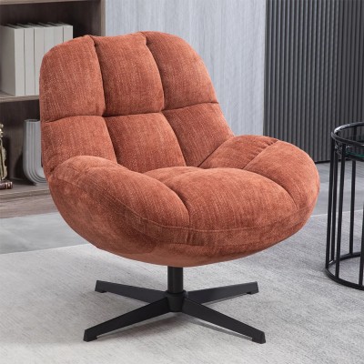 Molto terracota swivel armchair Moodntone
