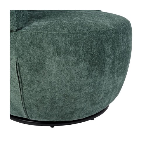 FAUTEUIL PIVOTANT ZELINE EMERAUDE