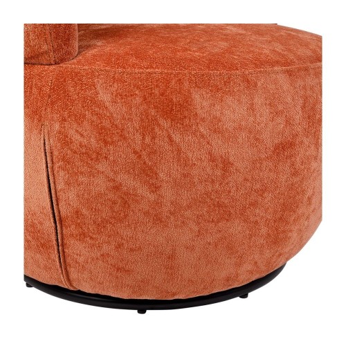 FAUTEUIL PIVOTANT ZELINE TERRACOTTA