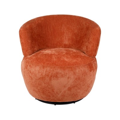 SILLÓN GIRATORIO ZELINE TERRACOTA 2