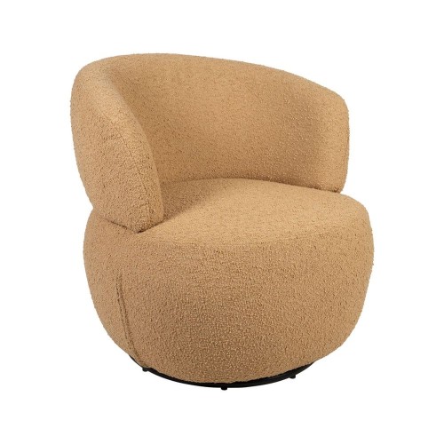 ZELINE CAMEL DRAAIBARE FAUTEUIL