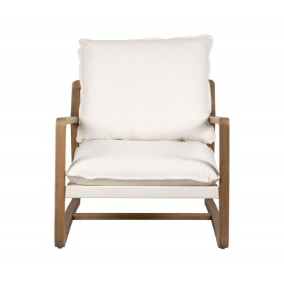 AZENOR CHAIR WHITE CHENE and COTTON CÔTE TABLE