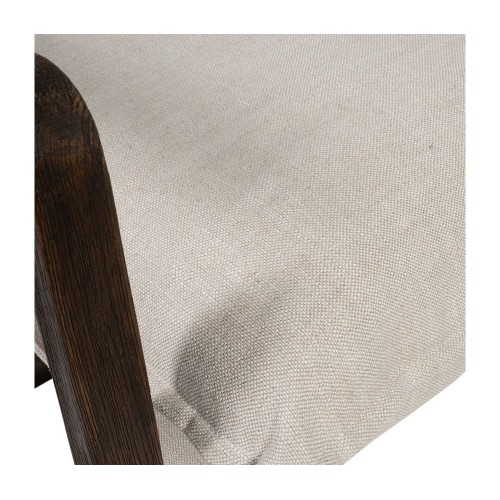 AZENOR CHENE and NATURAL LINEN ARMCHAIR