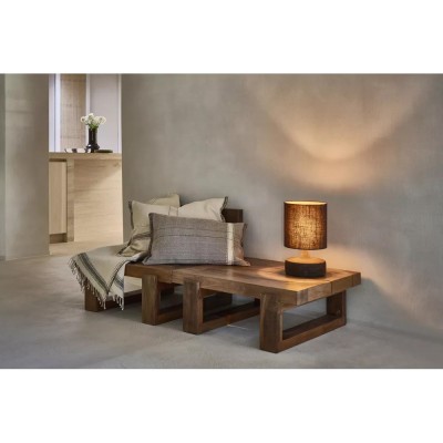 Mesa baja - ANDALUCIA -L 80 x An 70 x Al 30 cm - natural 2