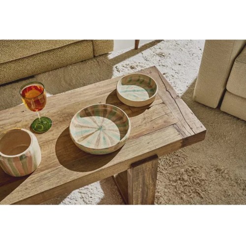 Panca - ANDALUCIA - L 120 x L 40 x H 45 cm - naturale