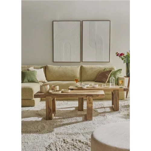 Bench - ANDALUCIA - L 120 x W 40 x H 45 cm - natural