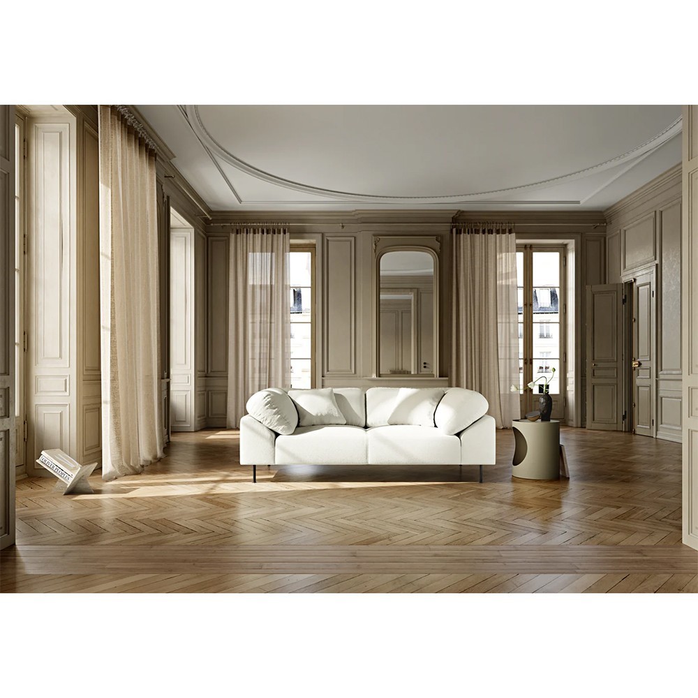 Collar 2-Sitzer-Sofa - Bouclé écru