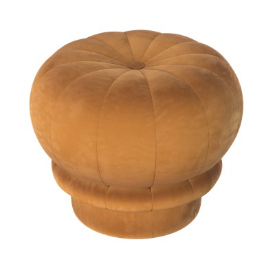 Claudie pouffe - amber yellow Hartô
