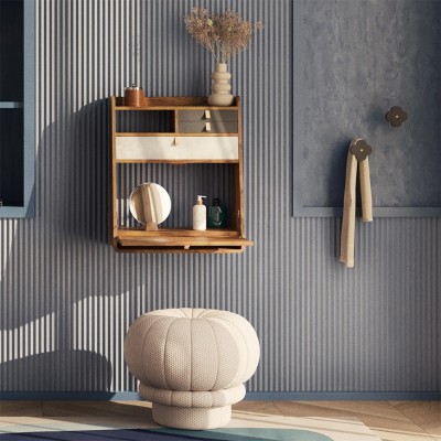 Gaston wandbureau 60 cm, walnoot