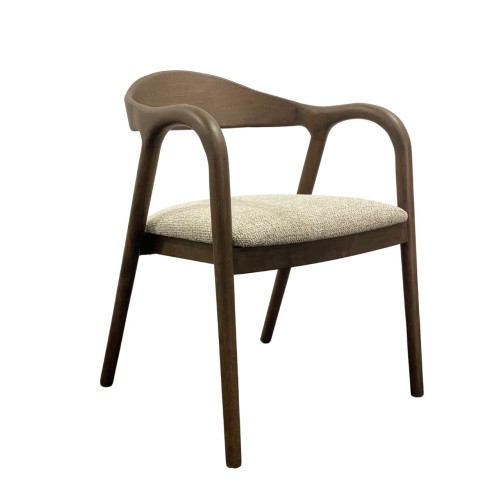 Chaise de salle à manger Mihara mocca