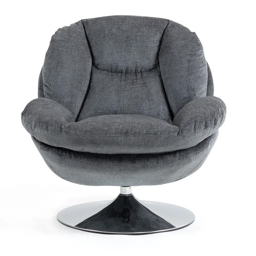 Fauteuil TOPI velours côtelé blanc