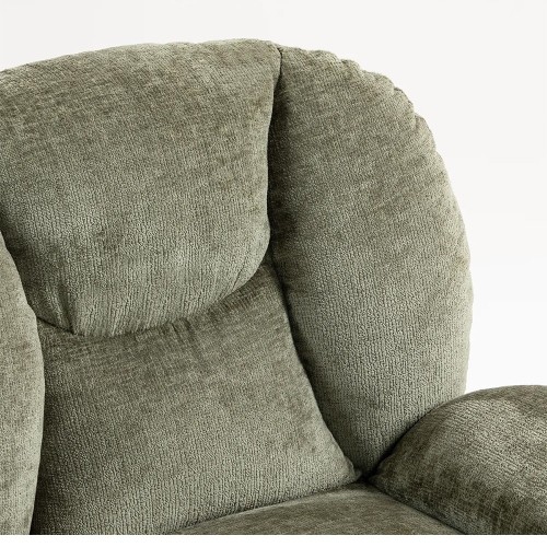 Fauteuil TOPI velours côtelé blanc