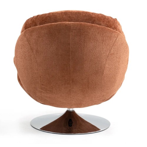 Fauteuil TOPI velours côtelé blanc