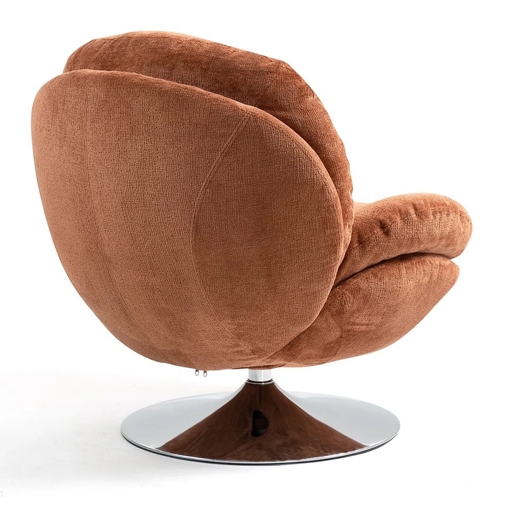 Fauteuil TOPI velours côtelé blanc