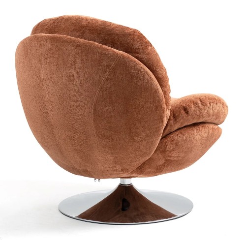 Fauteuil TOPI velours côtelé blanc