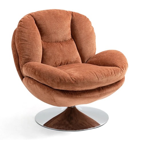 Fauteuil TOPI velours côtelé blanc