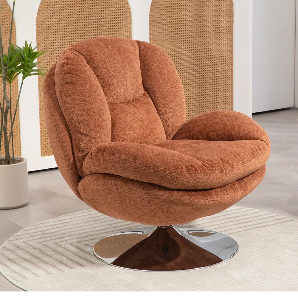 Fauteuil TOPI velours côtelé blanc